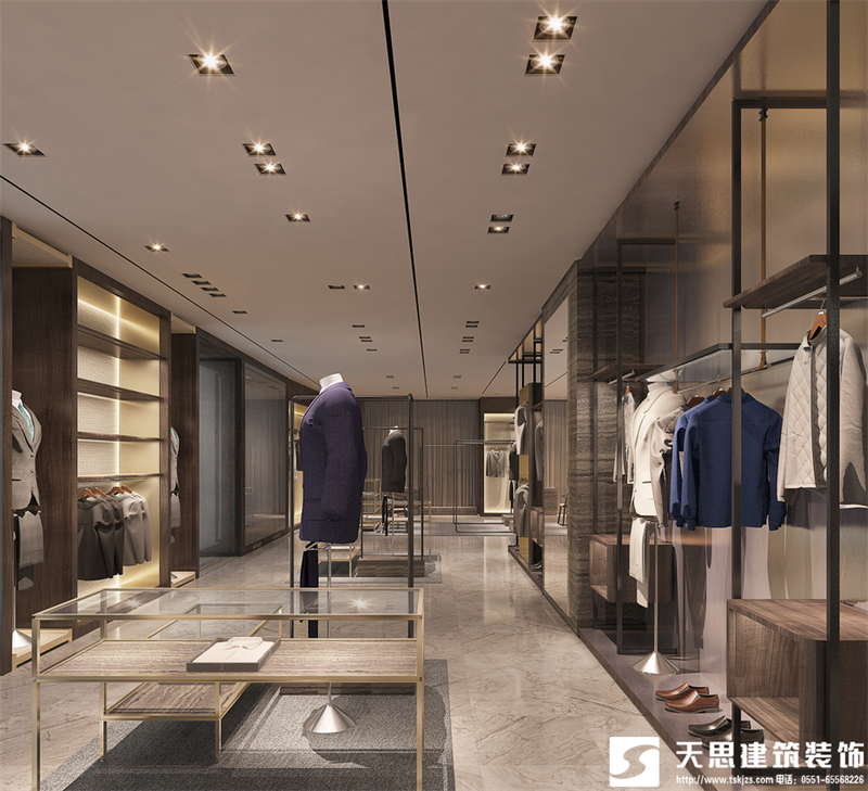 男裝店裝修設(shè)計(jì)風(fēng)格，男裝店裝修，男裝店設(shè)計(jì)
